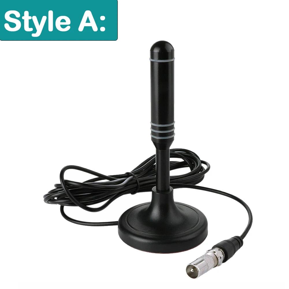 Tragbare TV-Antenne 300cm Koaxkabel Digitale TV-Antenne DVB-T DVB-T2 DAB Innen Außen Digital HD Freeview Antenne für Smart-TV