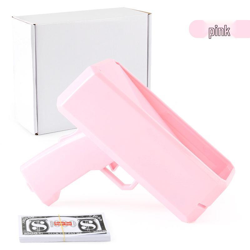 Cross-Border Hot-Selling Party Money Gun Toy Prop