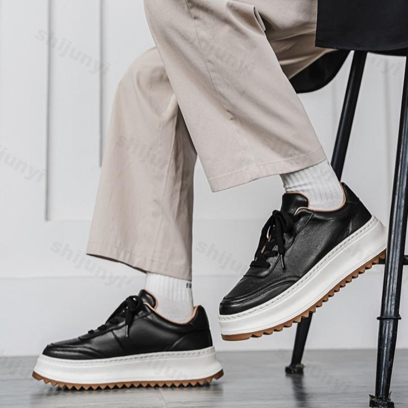 Fashion 2025 Spring New Men's Fashion Trend Retro Style Sports Casual Shoes Comfortable Versatile Thick Soled Non slip Chunky sneakers