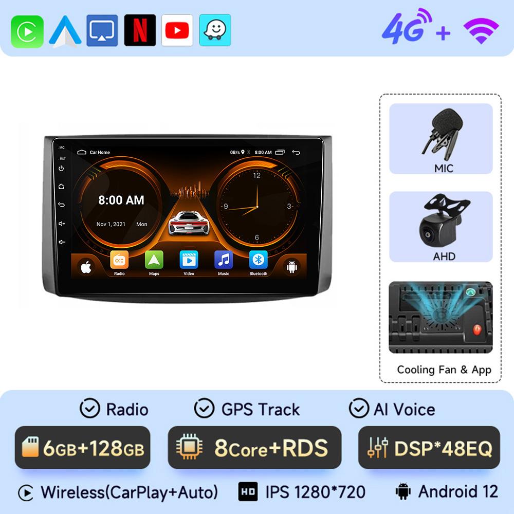 JIUYIN Android13 For Chevrolet AVEO T250 2006 - 2012 Car Radio 2 Din Android Auto Multimedia GPS Track Carplay 2din DVD Stereo