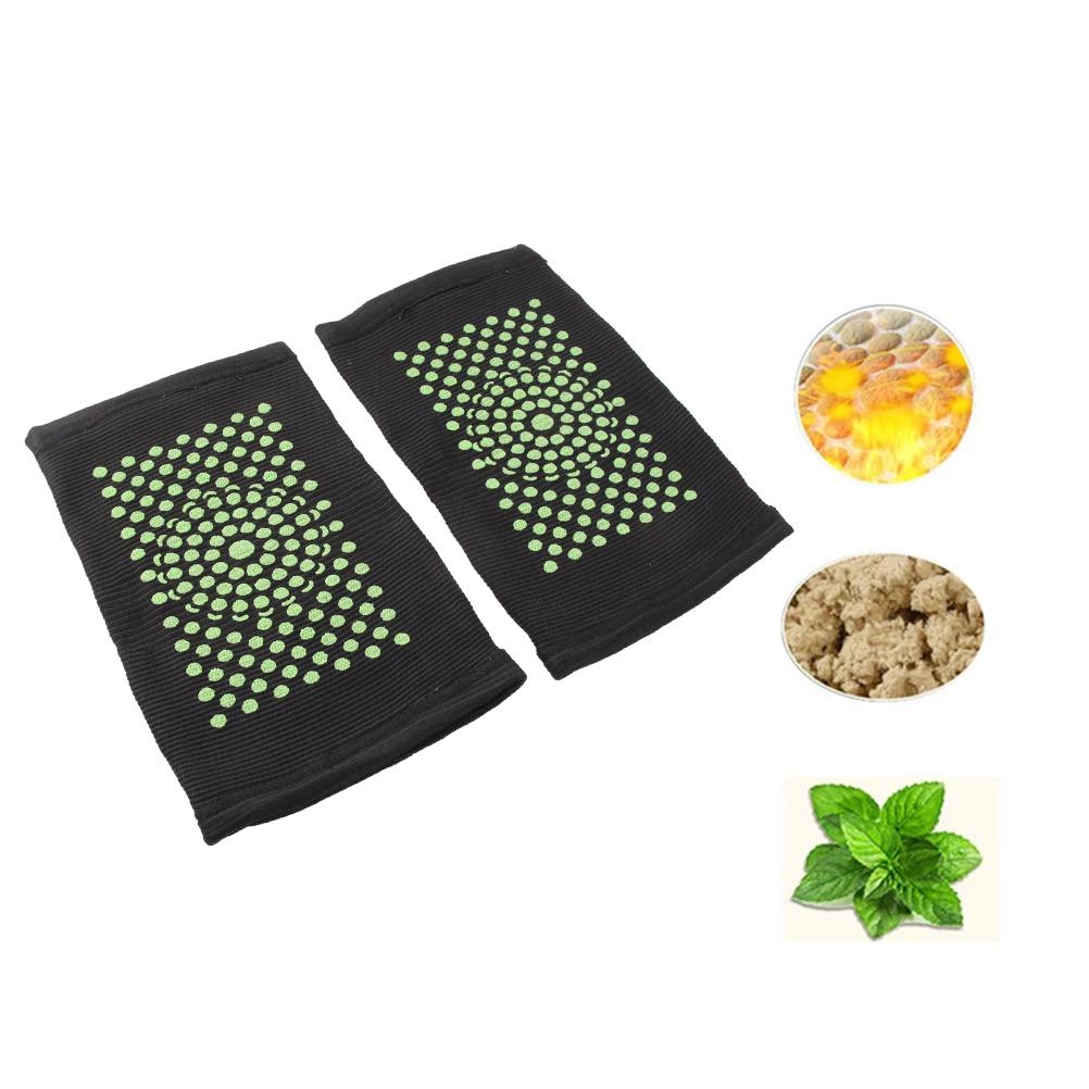 1 Pereche Genunchiere Autoîncălzitoare Pelin Rezistente la Frig Calde Centuri de Susținere pentru Genunchi Genunchiere pentru