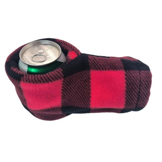 1 Pc Beer Mitten Knitted Stitched Drink Mitt Beer Can Holder Mitten Keeps Hands Warm White Elephant Gift Gag Gift for Beer Lovers