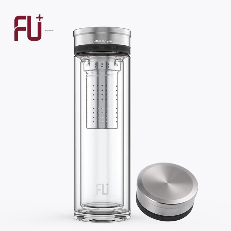 FUGUANG FU+Gang Series Double-Layer Glass Cup