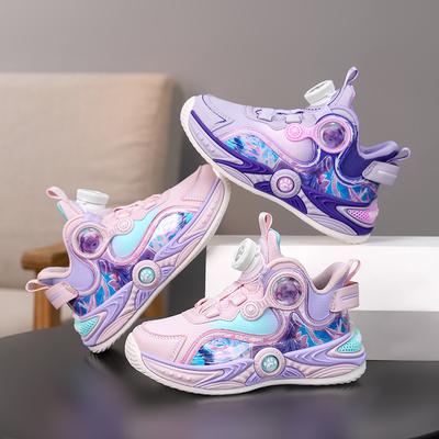 Girls' Shoes 2025 Autumn and Winter Leather Classmates Girls' Sports Shoes Medium and Older Children's Running Shoes Children's Sports Shoes Tide