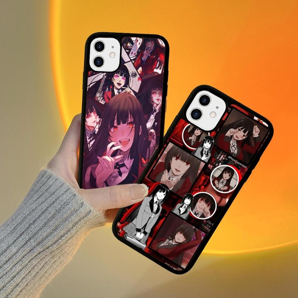 Kakegurui Phone Case Silicone PC+TPU For For iPhone 11 12 13 14 15 16 Plus Pro Max Cover