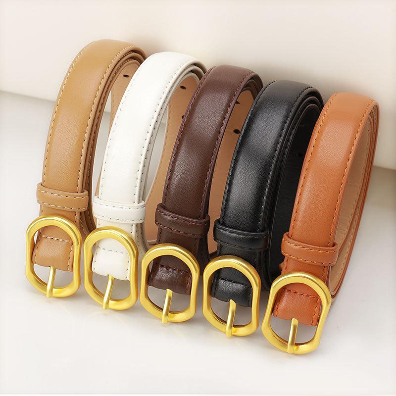 Belt for Women Designer Belts Casusl Fashion Lady Belt Black Brown White Belts for Jeans Strap for Dresses Women's Trousers Belt