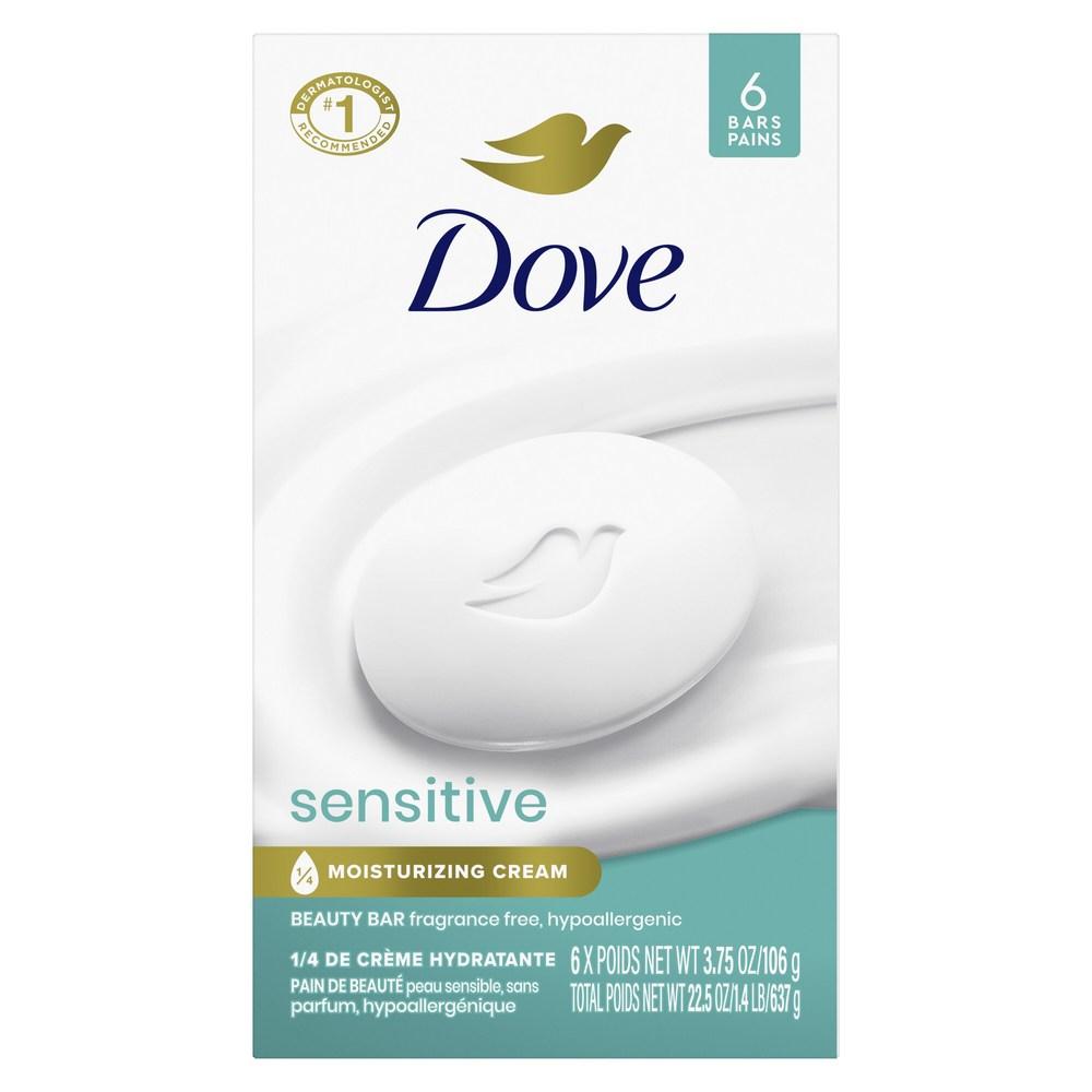 

Мыло Dove Beauty для чувствительной кожи, 106 г, 6 шт.