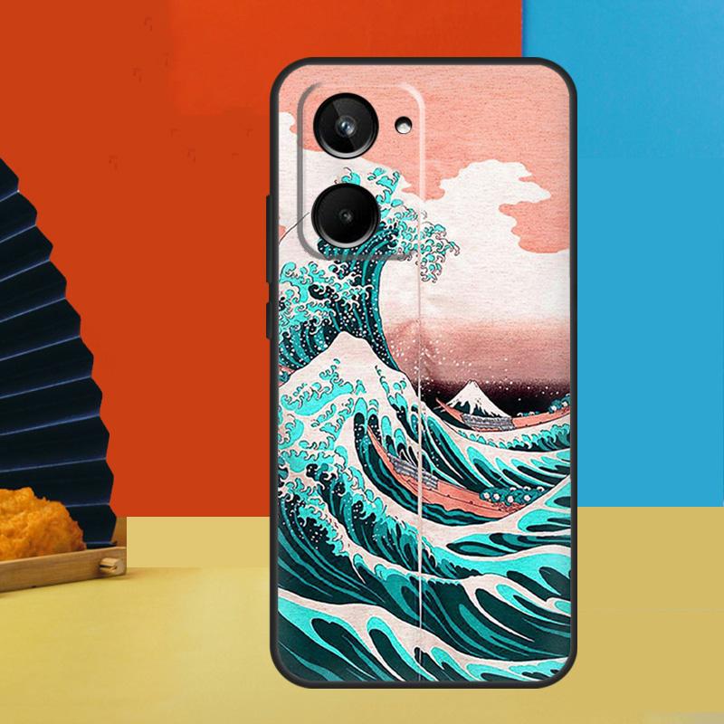Japanese Great Wave of Kanagawa For Realme 15 Pro 10 11 12 13 14 Pro Plus GT6 GT7 C51 C53 C55 C61 C63 C65 C67 C71 C75 Case