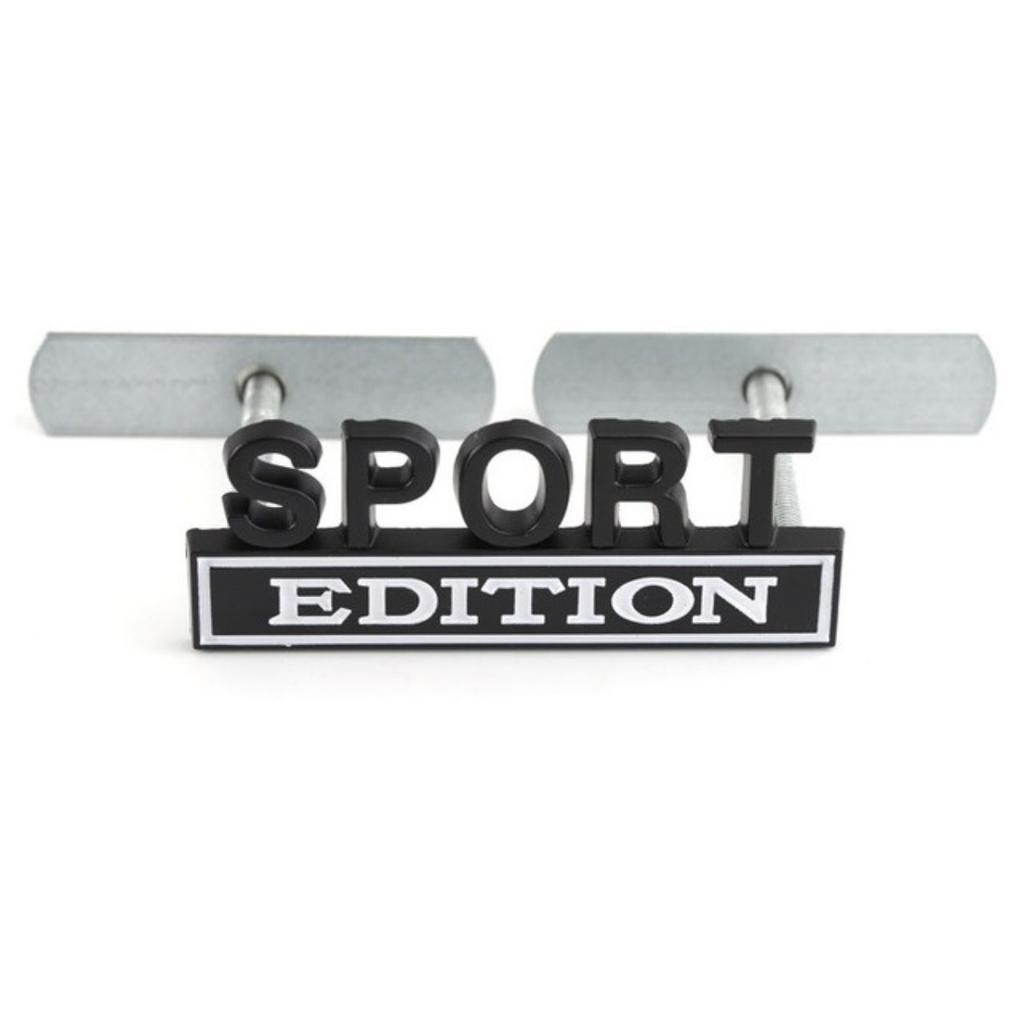 1Pc 3D Metal Sport Edition Logo Car Front Grille Badge Side Fender Rear Trunk Emblem Sticker Decal
