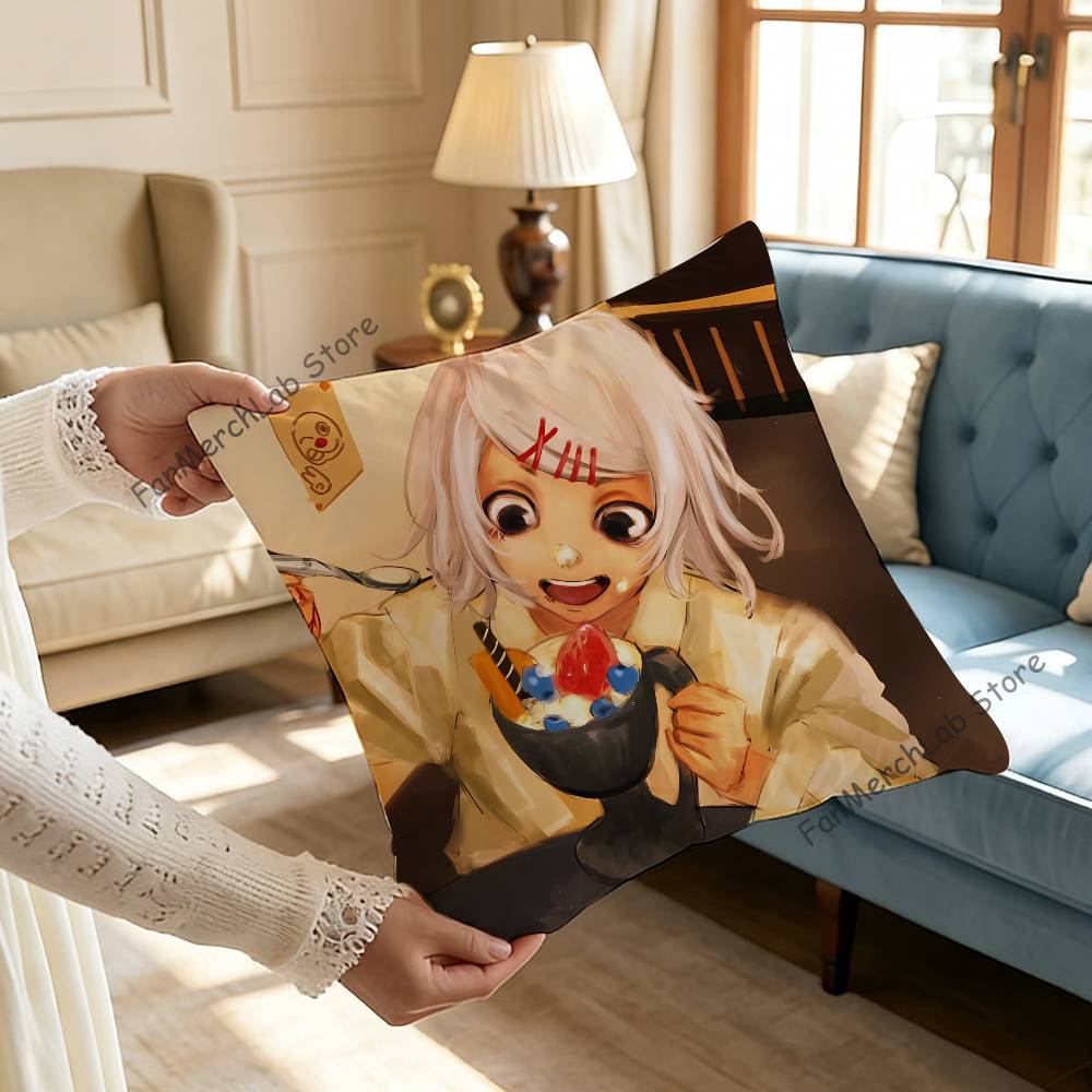 JJuuzou Anime SSuzuyaS Kissen Für Schlafzimmer Auto Café Raum und Wohnzimmer Sofa Dekorative Kissenhülle Hülle