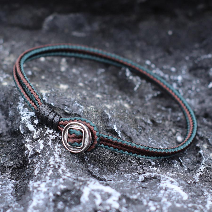 Noter Grade A 3mm Rope Bracelet For Men Handmade Braided Macrame Braclet Retro Leisure Pulseira Outdoor Cool Biker Accessories