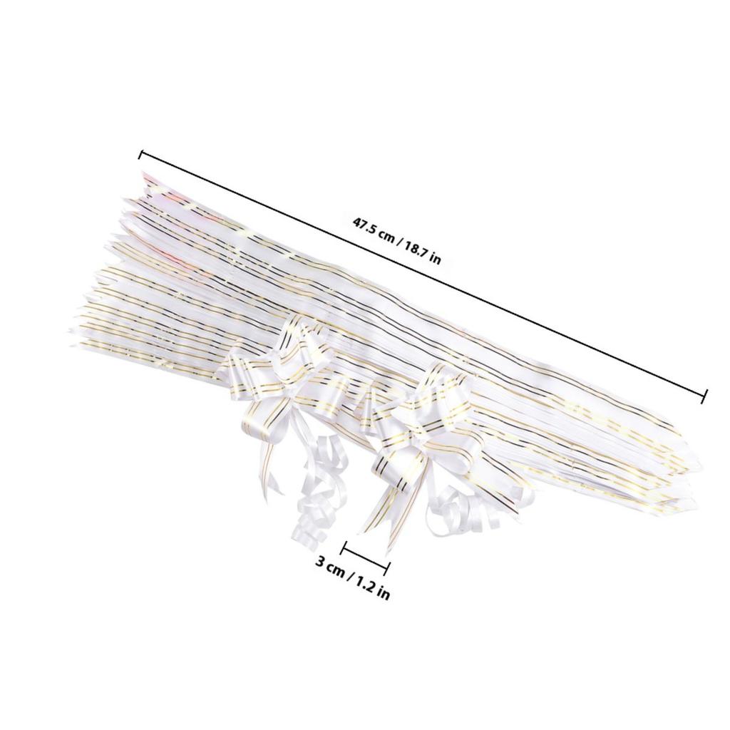 20Pcs Instant Pull Bows for Wedding Car Gift Boxes Christmas Tree Wine Bottle Flower Bouquet Fruit Basket Party Decoration