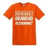 Stand back grandad is cooking tshirt mens funny novelty fathers day bbq tee top