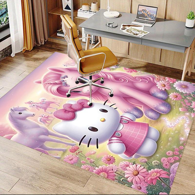 1pc Hello Kitty Unicorn Carpet Office Rug Outdoor Mat Home Decor Area Carpet Festival Gift