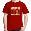 Vintage 1981 Original Parts Funny Birthday Fashion Graphic T Shirts Cotton Short Sleeve Tshirts High Quality Unisexs Clothes