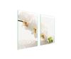 GLAS-KOCHFELD-SCHUTZPLATTE 75x52 ORCHIDEE