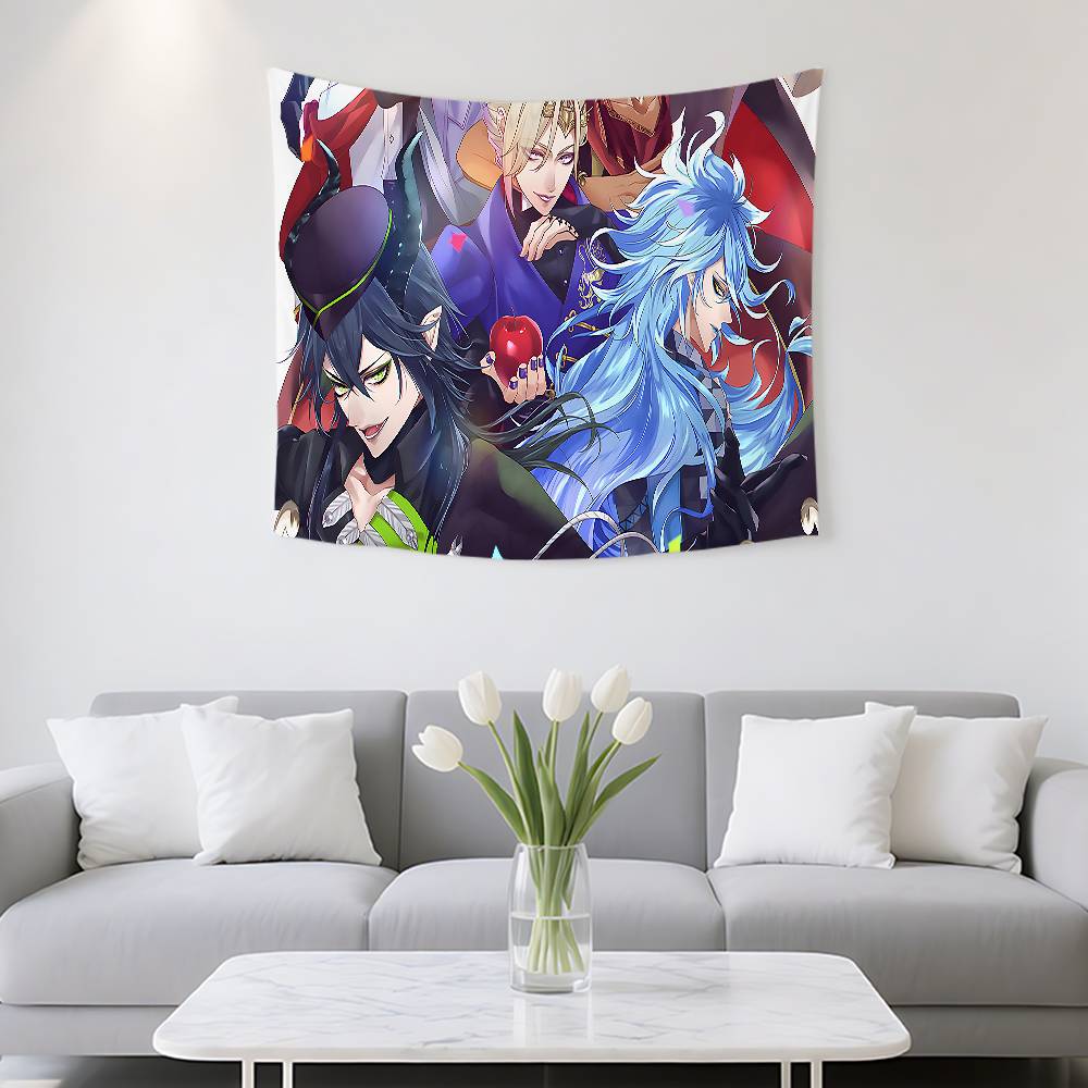 TwistedWonderland Game Tapestry Customizable Tapestries Of Various Styleswall Hangings Celebrity Photo Printingwall Hangings