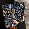 Star Moon Pattern Case for Xiaomi Redmi 9 10 12C A1 A2 Plus A4 13C A3 K40 K80 Pro 14C A5 Black Soft Phone Cover