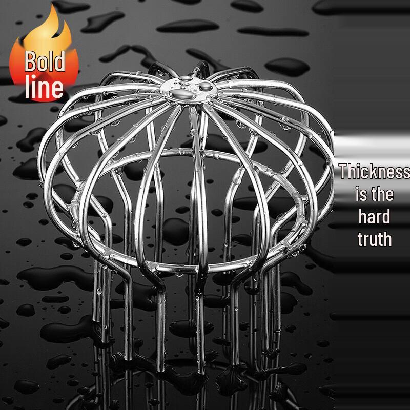 Wutuo Nerezový střešní balkonový odtokový sítko proti ucpávání