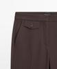 Masimodutti Pocket Detail Bell-Bottom Pants