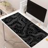 Mouse Pad with Large Heat Map Abstract Lines, New Fluid Ripple Anti Slip Pad