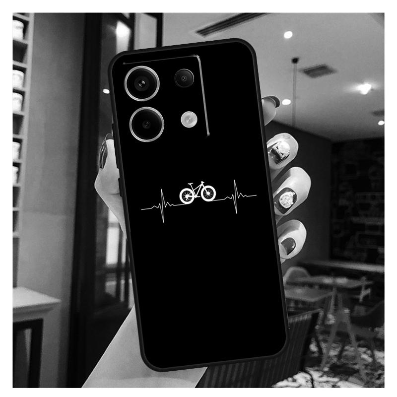 Bike Bicycle Case For Xiaomi Redmi Note 13 12 10 9 8 11 Pro 12S 11S 10S 9S Remdi 13C 9C 10C 12C Cover