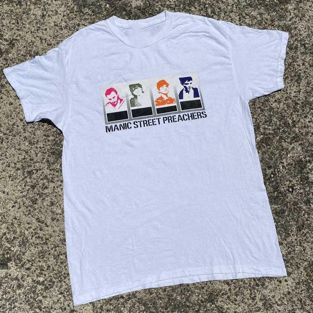 Manic Street Preachers Футболка Белая Полный Размер S - 5XL AL860 Унисекс Футболка XXXXL