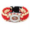 Handgeflochtenes NFL Paracord-Armband für Herren - 32 Teamoptionen für europäische & amerikanische Sportler