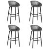 Day and Night - Day and Night Kitchen Stools 4 Units Gray