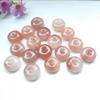 Xinjiang Peach Blossom Golden Silk Jade Pendant Necklace with Pink Jade Buddha Charm