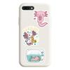 50Pcs Axolotl Graffiti Stickers Cute Animal Cartoon Decal Kids Toy Suitcase Scrapbook Diary Phone Laptop Sticker Pack