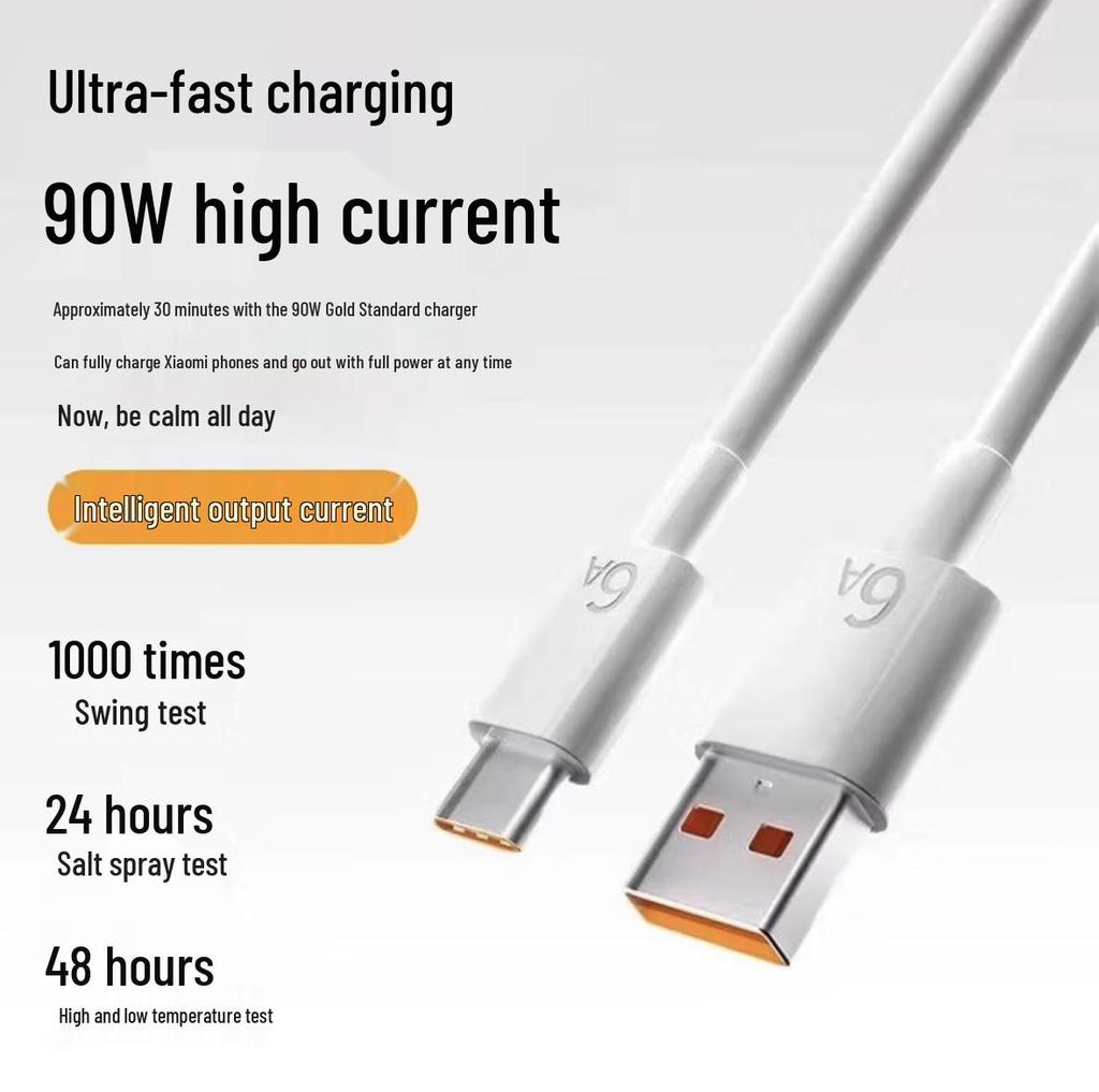 Xiaomi 67W/90W/120W EU Standard Charger for Redmi K80, Note 13, and Pro 15 Fast Charge