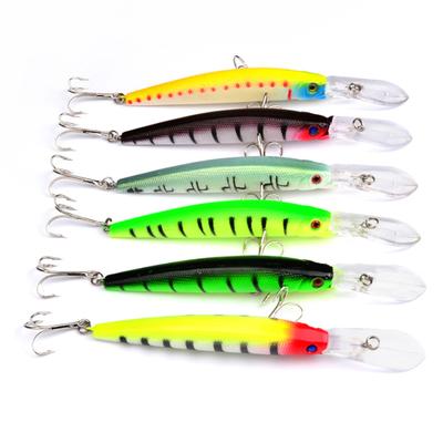 MUQZI Accessorio Sportivo 1 Pz 14.5cm Esca Minnow Crankbaits Esche Artificiali Dure Amo Attrezzo da Pesca