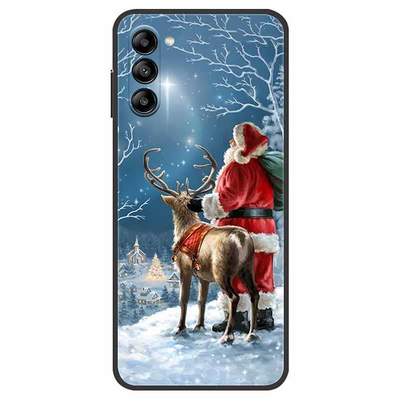 For Samsung Galaxy S23 Plus FE Ultra Case Cover Christmas TPU Soft Silicone Phone Back Cover Case for Fundas Samsung Galaxy S 23