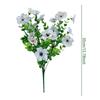 Fake Plants Artificial Pansy Flowers Fall Decor DIY Floral Simulated Violet Bouquet Realistic Home Decoration Simulation Flowers