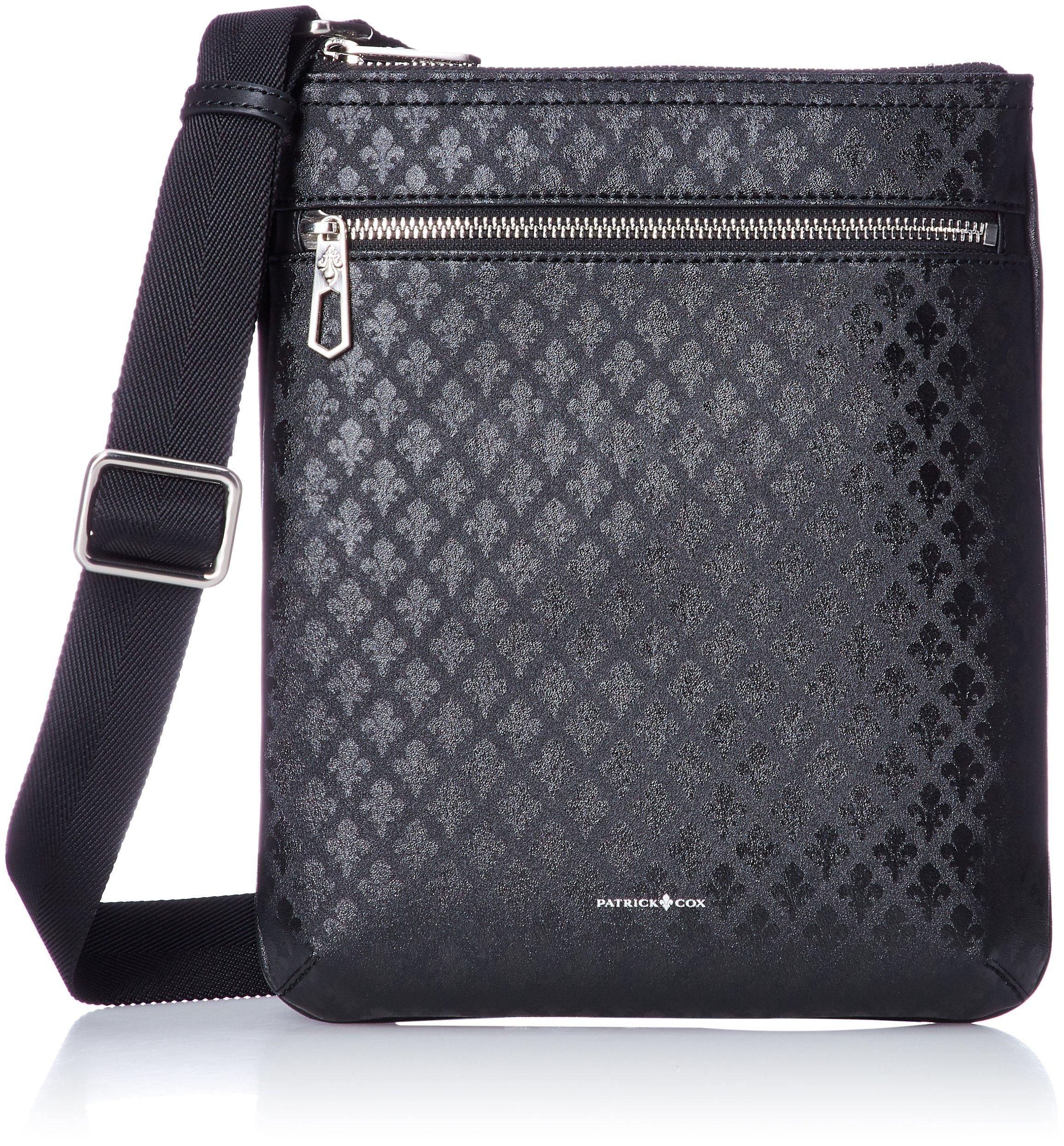 

Patrick Cox KINGS CANVAS Shoulder Bag PXMH7JS2 10 Black