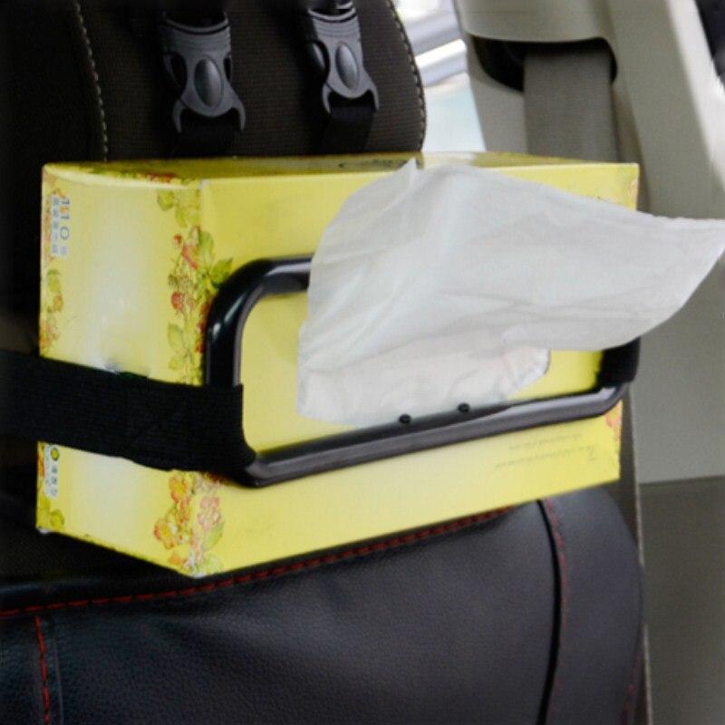 1pc Car Sun Visor Tissue Holder Car Interior Hanging Tissue Box Holder Car Tissue Holder Seat Back Napkin Box Car Accessories