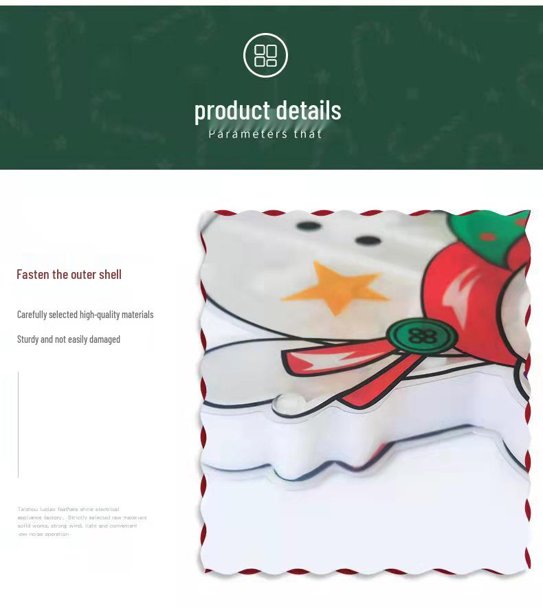 LED Weihnachtssaugnapf Schneemann Fensterdekorationslampe - Festliche Atmosphäre, Kleines Buntes Licht