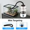 Pet Humidifier,Reptile Terrariums Fogger,Vivarium Mister 3 Spray Levels Quiet Running Adjustable Hose US Standard for Reptiles
