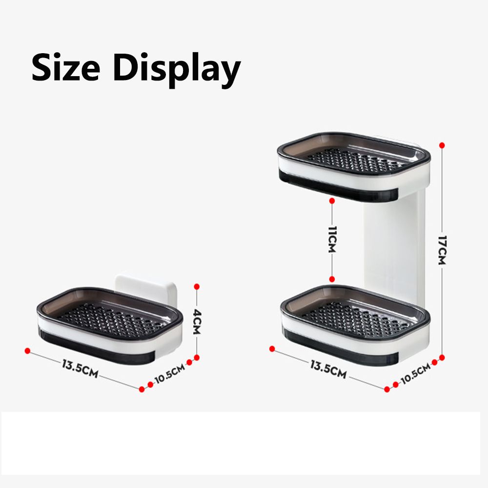 Suport de săpun pentru baie, suport creativ pentru depozitare pe perete, săpunieră montată pe perete, organizator, suport pentru săpunieră