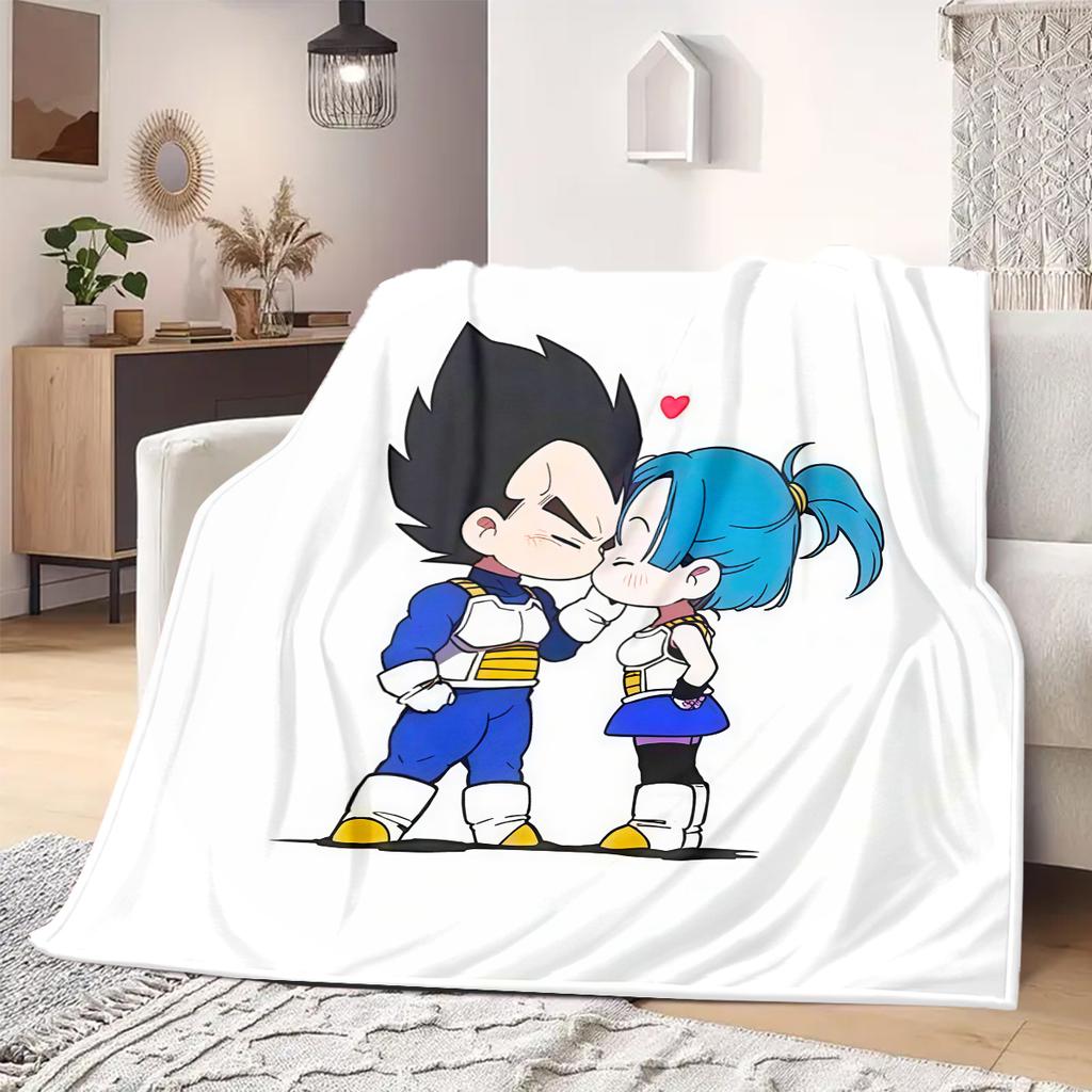 Vegeta Print Blanket Warm Comfortable Flannel Blanket Suitable for Bedrooms,Sofas, Beds,Chairs,Travel -QIAO148