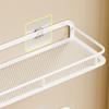 Waterproof Wall-mount Bathroom Shelf Rustproof Large Capacity Shower Shampoo Rack Thicken No-Drilling Condiment Storage Shelf