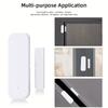 Tuya wifi door and window sensor switch detector smart home alarm security protection magnetic door sensor works with tuya