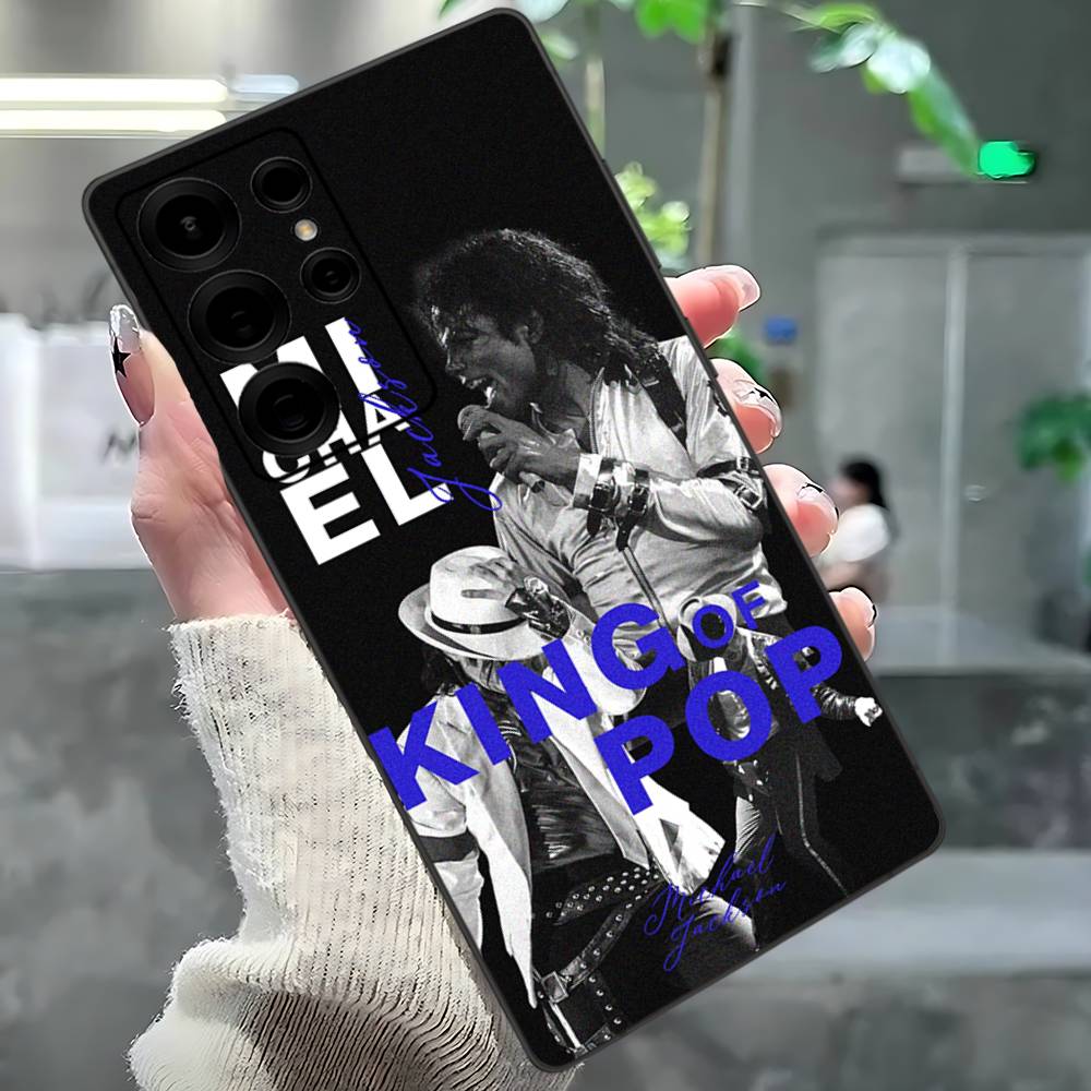 Pop Singer Michael Jackson Phone Case For Samsung S 24 Fe 25 Ultra Plus 20 Lite 21 30 22 23 24 22 Ultra 5G Fundas