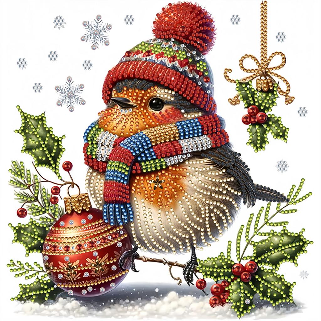 Christmas 5D DIY Diamond Art Painting Kits for Home Wall Decoration Diamond Art Kits DIY Gem Art Diamond Painting Kits 30x30cm