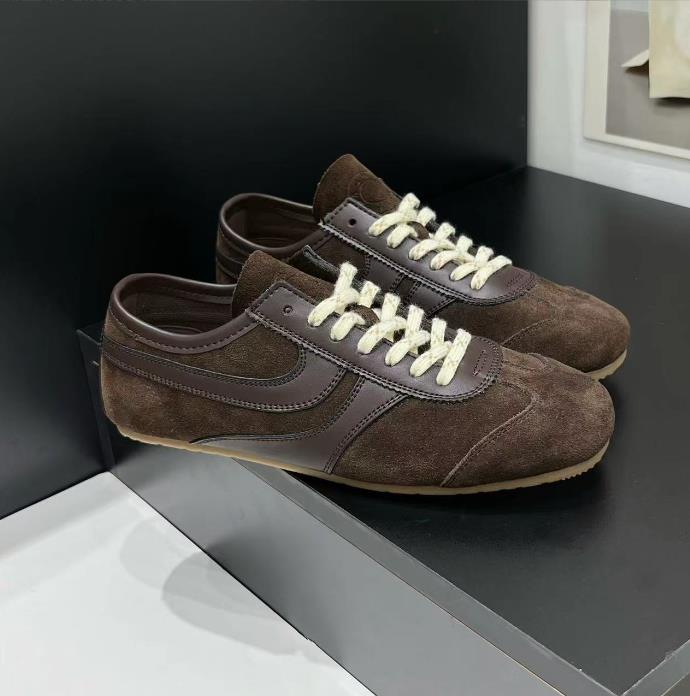 Women's Sneakers 2025 New Genuine Leather Ladies German training Shoes Casual Spring Flat Shoes Women