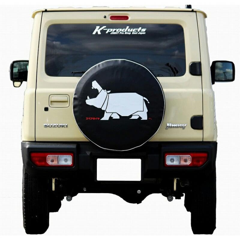 

Jimny Universal Spare Tire Cover Spare Tire Cover Illustration Type for and JB64 K-PRODUCTS Cover - Cover SJ10, JA11, JA71, JA12, JA22, JB23, чёрный