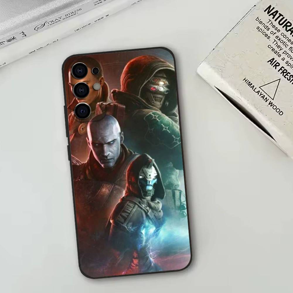 Destiny   Phone Case Black Silicone Soft For Samsung S25,S24,S21,S22,S23,S30,Ultra,S20,Plus,Fe,Lite