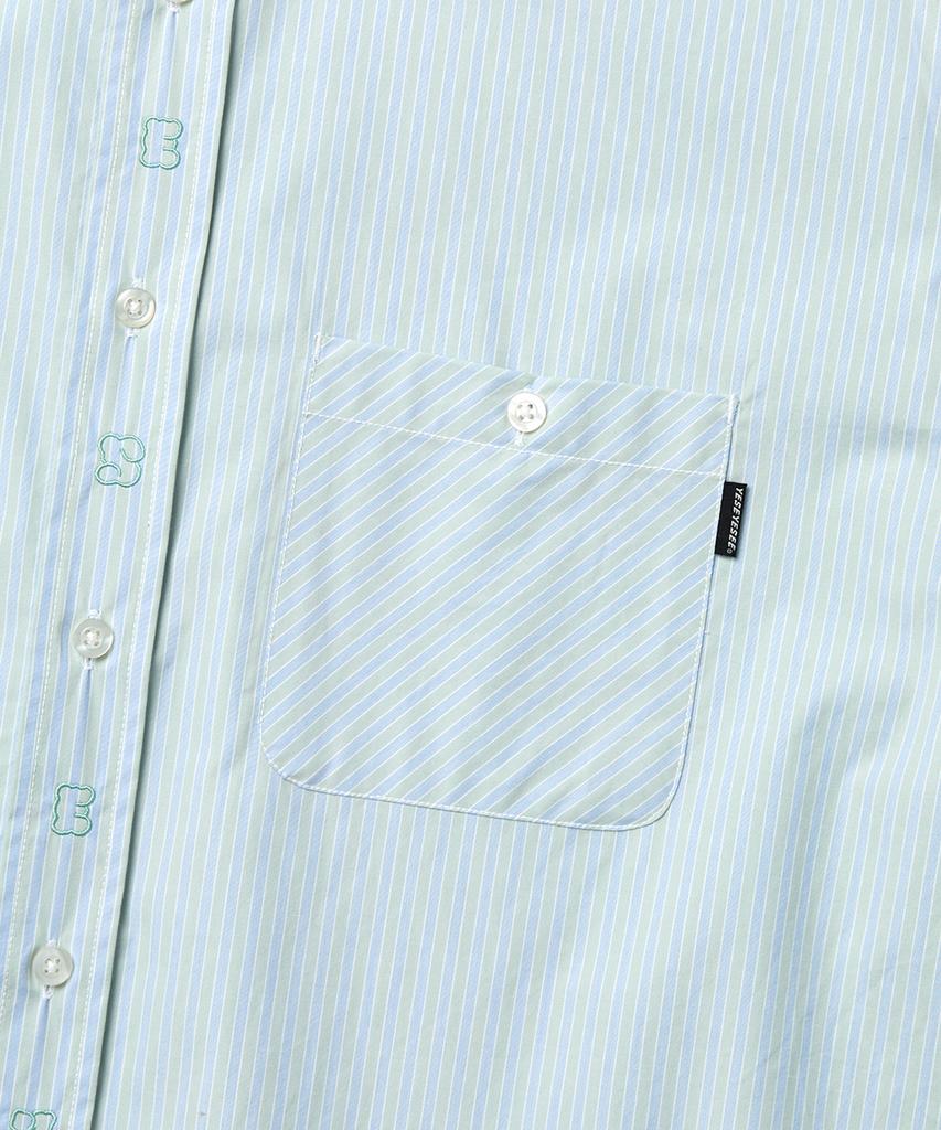 YESEYESEE Plop Stripe Shirt Mint