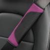 2pcs Car Seat Belt Protector Pad PU Shoulder Cushion Cover Universal Safety Belt Protection Cover Interior Decoration Accessories